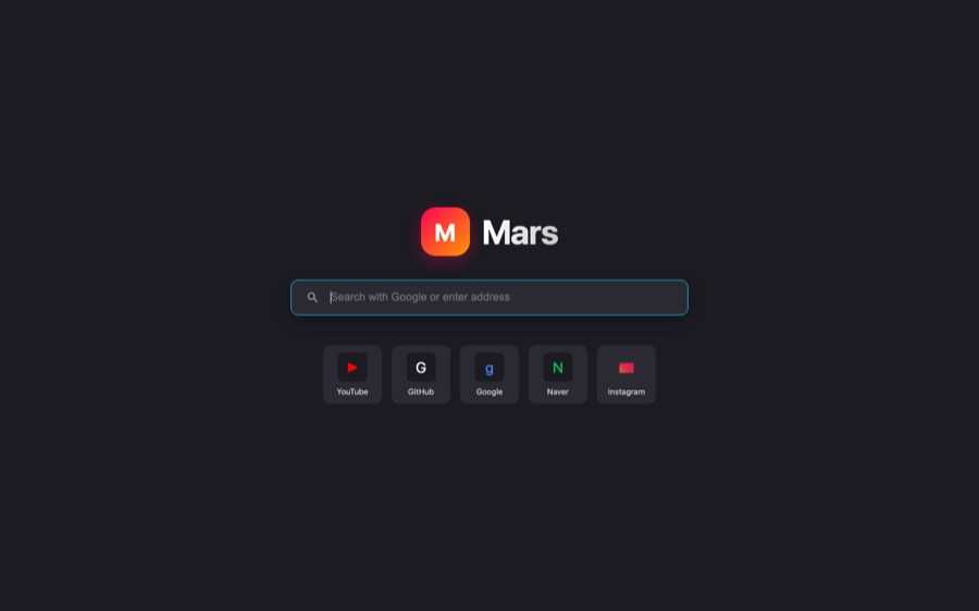 Actual ST Browser new tab experience